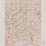 United States Geological Survey Rewey, WI (1952, 24000-Scale) digital map