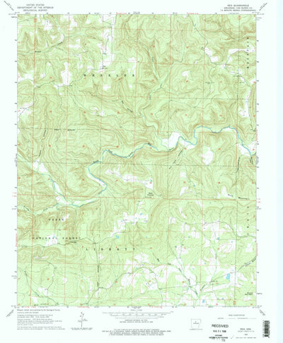 United States Geological Survey Rex, AR (1965, 24000-Scale) digital map