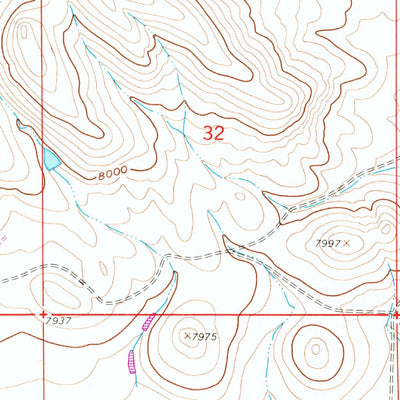 United States Geological Survey Rex Lake, WY (1961, 24000-Scale) digital map