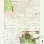 United States Geological Survey Rex Lake, WY (1992, 24000-Scale) digital map
