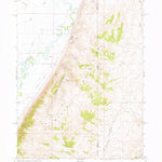 United States Geological Survey Rex Peak, UT-WY (1968, 24000-Scale) digital map