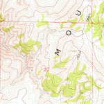 United States Geological Survey Rex Peak, UT-WY (1968, 24000-Scale) digital map