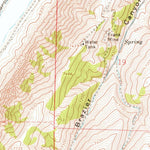 United States Geological Survey Rex Peak, UT-WY (1968, 24000-Scale) digital map