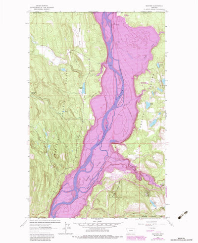 United States Geological Survey Rexford, MT (1983, 24000-Scale) digital map