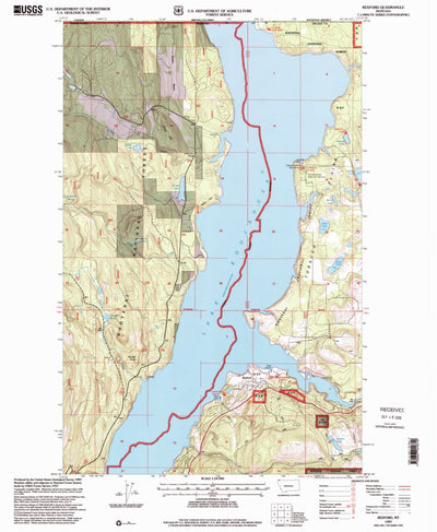 United States Geological Survey Rexford, MT (1997, 24000-Scale) digital map