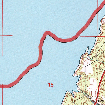 United States Geological Survey Rexford, MT (1997, 24000-Scale) digital map