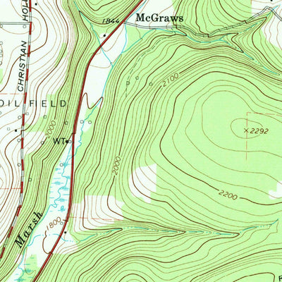 United States Geological Survey Rexville, NY (1965, 24000-Scale) digital map