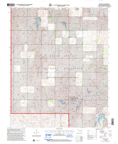 United States Geological Survey Reydon, OK (1998, 24000-Scale) digital map