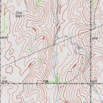 United States Geological Survey Reydon, OK (1998, 24000-Scale) digital map