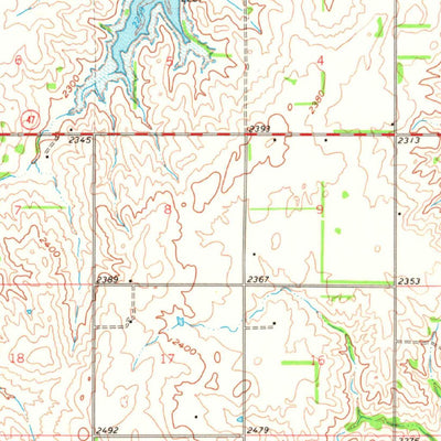 United States Geological Survey Reydon, OK-TX (1961, 62500-Scale) digital map