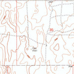 United States Geological Survey Reydon SW, OK-TX (1998, 24000-Scale) digital map