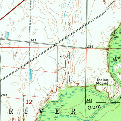 United States Geological Survey Reyno, AR (1968, 24000-Scale) digital map