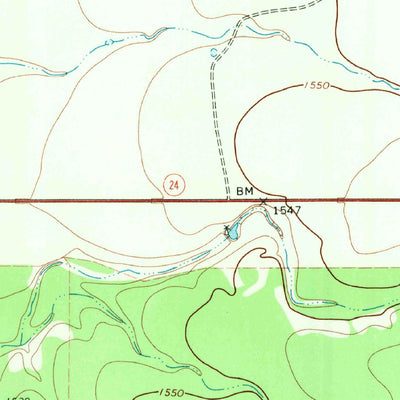 United States Geological Survey Reynolds Bend NW, TX (1965, 24000-Scale) digital map