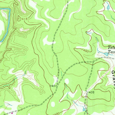 United States Geological Survey Reynolds Bend, TX (1966, 24000-Scale) digital map