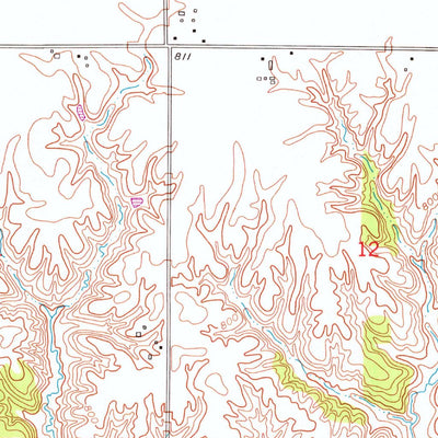 United States Geological Survey Reynolds, IL (1953, 24000-Scale) digital map