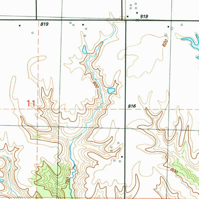 United States Geological Survey Reynolds, IL (1991, 24000-Scale) digital map