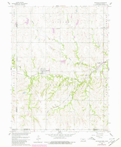 United States Geological Survey Reynolds, NE-KS (1960, 24000-Scale) digital map