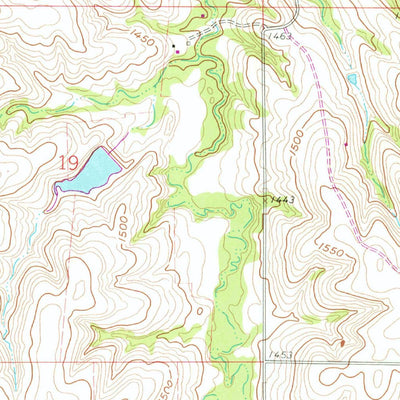 United States Geological Survey Reynolds, NE-KS (1960, 24000-Scale) digital map