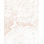 United States Geological Survey Reynolds Reservoir, WY (1968, 24000-Scale) digital map