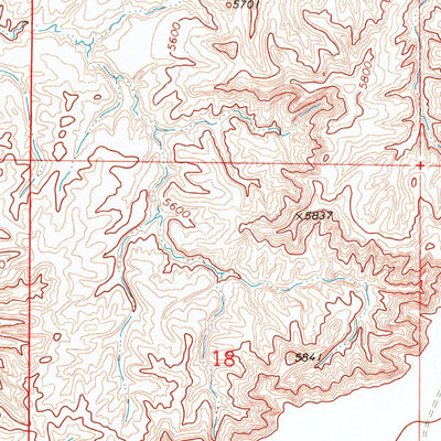 United States Geological Survey Reynolds Reservoir, WY (1968, 24000-Scale) digital map
