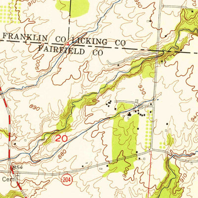 United States Geological Survey Reynoldsburg, OH (1955, 24000-Scale) digital map