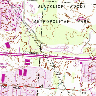 United States Geological Survey Reynoldsburg, OH (1964, 24000-Scale) digital map