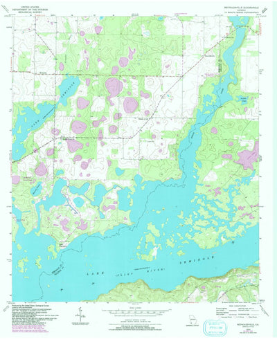 United States Geological Survey Reynoldsville, GA (1955, 24000-Scale) digital map