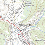 United States Geological Survey Reynoldsville, PA (2023, 24000-Scale) digital map
