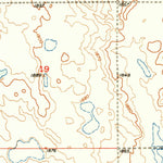 United States Geological Survey Rezac Lake NW, SD (1951, 24000-Scale) digital map