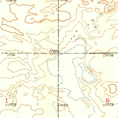 United States Geological Survey Rezac Lake, SD (1950, 24000-Scale) digital map
