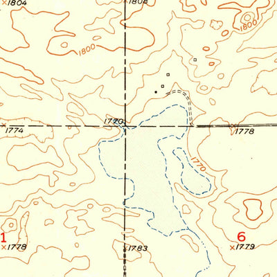 United States Geological Survey Rezac Lake, SD (1951, 24000-Scale) digital map