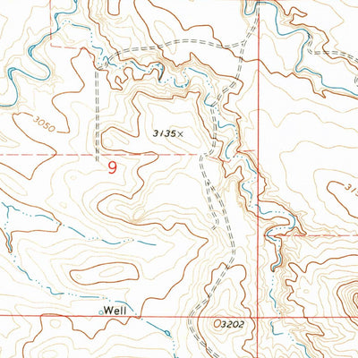 United States Geological Survey Rhame, ND (1973, 24000-Scale) digital map