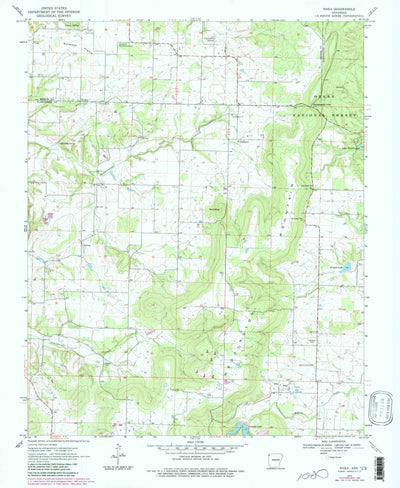 United States Geological Survey Rhea, AR (1970, 24000-Scale) digital map