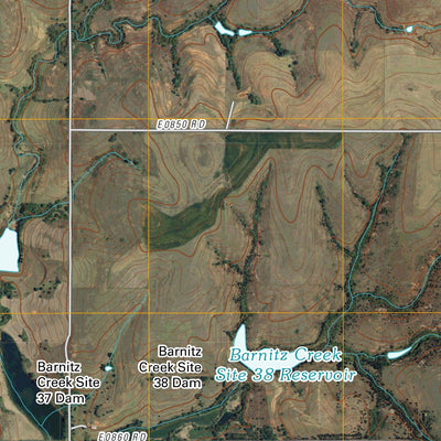 United States Geological Survey Rhea, OK (2010, 24000-Scale) digital map
