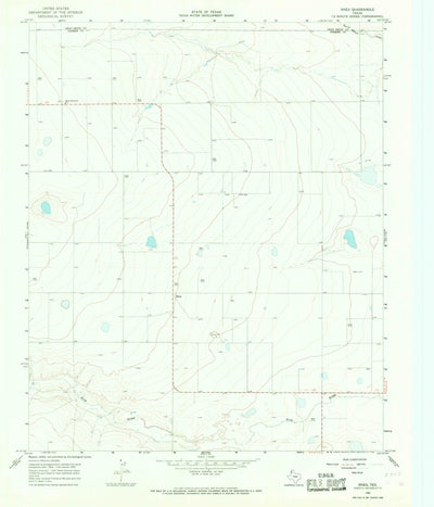 United States Geological Survey Rhea, TX (1965, 24000-Scale) digital map