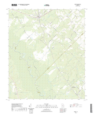 United States Geological Survey Rhine, GA (2020, 24000-Scale) digital map