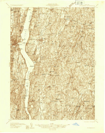 United States Geological Survey Rhinebeck, NY (1934, 48000-Scale) digital map