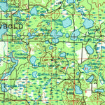 United States Geological Survey Rhinelander, WI (1989, 100000-Scale) digital map