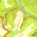 United States Geological Survey Rhoda, KY (1954, 24000-Scale) digital map