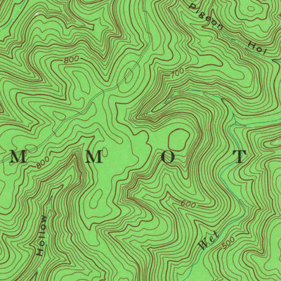 United States Geological Survey Rhoda, KY (1965, 24000-Scale) digital map