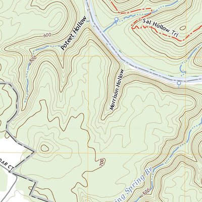 United States Geological Survey Rhoda, KY (2022, 24000-Scale) digital map