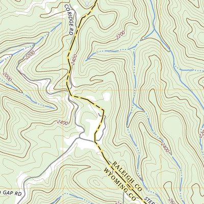United States Geological Survey Rhodell, WV (2023, 24000-Scale) digital map