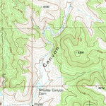 United States Geological Survey Rhodes Canyon, AZ (1981, 24000-Scale) digital map
