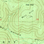 United States Geological Survey Rhodes Mountain, MO (1980, 24000-Scale) digital map