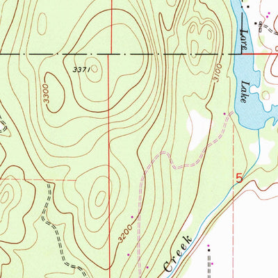 United States Geological Survey Rhodes, MT (1962, 24000-Scale) digital map