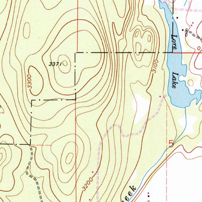 United States Geological Survey Rhodes, MT (1991, 24000-Scale) digital map