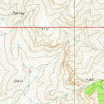 United States Geological Survey Rhodes Peak, AZ (1972, 24000-Scale) digital map