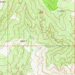 United States Geological Survey Rhodes Peak, AZ (1972, 24000-Scale) digital map