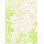 United States Geological Survey Rhodes Peak, ID-MT (1966, 24000-Scale) digital map