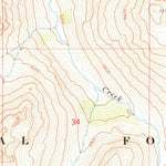 United States Geological Survey Rhodes Peak, ID-MT (1966, 24000-Scale) digital map
